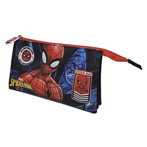 Marvel Spiderman Brave triple pencil case