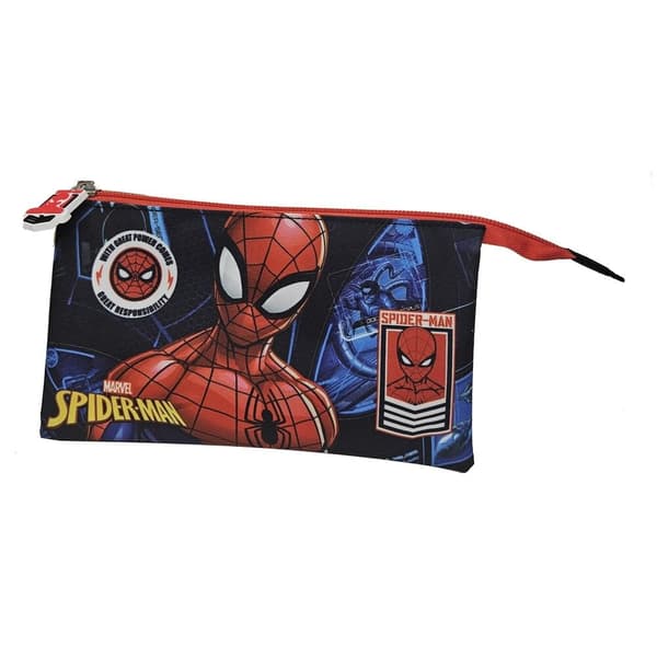 Marvel Spiderman Brave triple pencil case