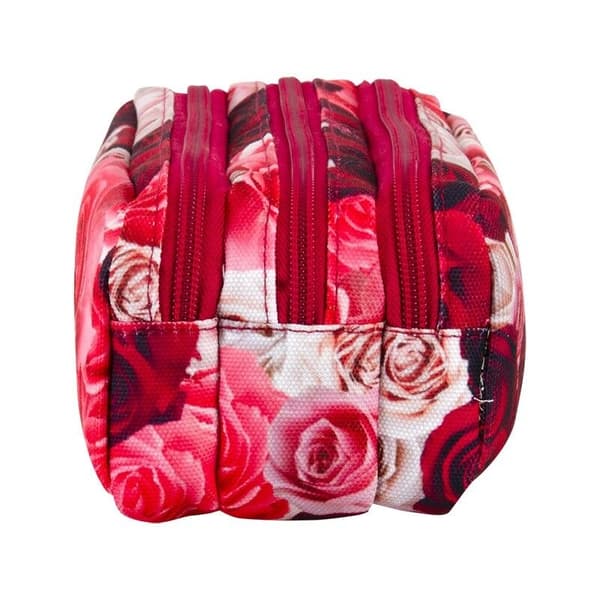 Roses triple pencil case