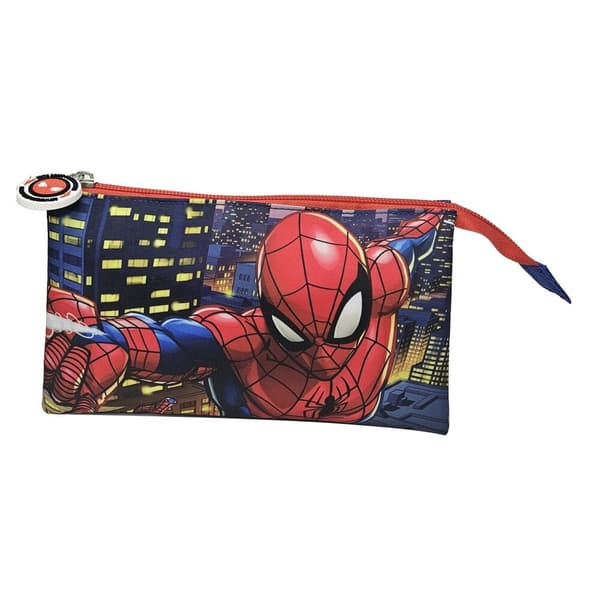 Marvel Spiderman City triple pencil case