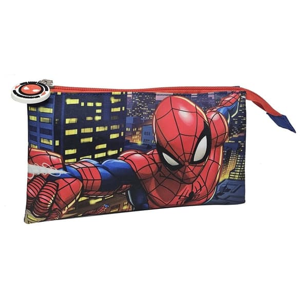 Marvel Spiderman City triple pencil case