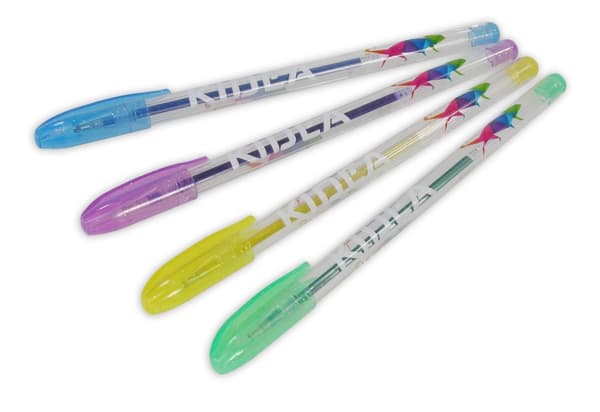 Kidea 6-farve glitter gel penne