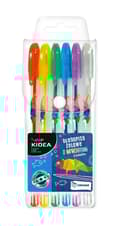 Miniatyrbillede 2 af 4: Kidea 6-farve glitter gel penne