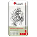 Miniatyrbild 1 av 2: Skisspennor 12 st i metallfodral Titanum