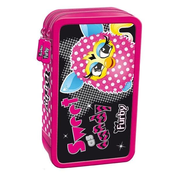Furby dobbelt penalhus med tilbehør nr. 0829