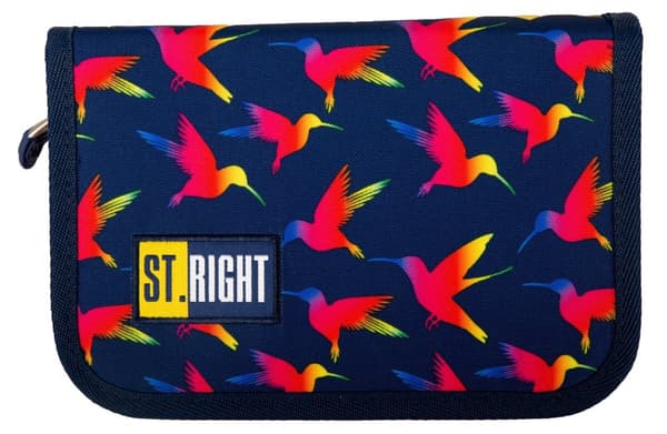 Kaksiläppäinen kynäkotelo ja varusteet Rainbow Birds St.Right
