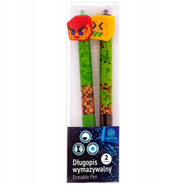 Pixel sletbar pen 2 stk Astra