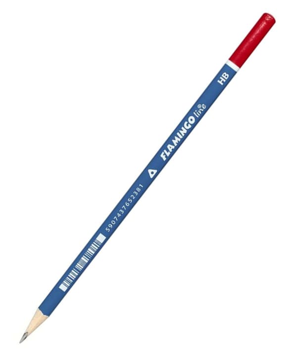 Trekantede HB tekniske blyanter 12 stk Comfort Grip Flamingo
