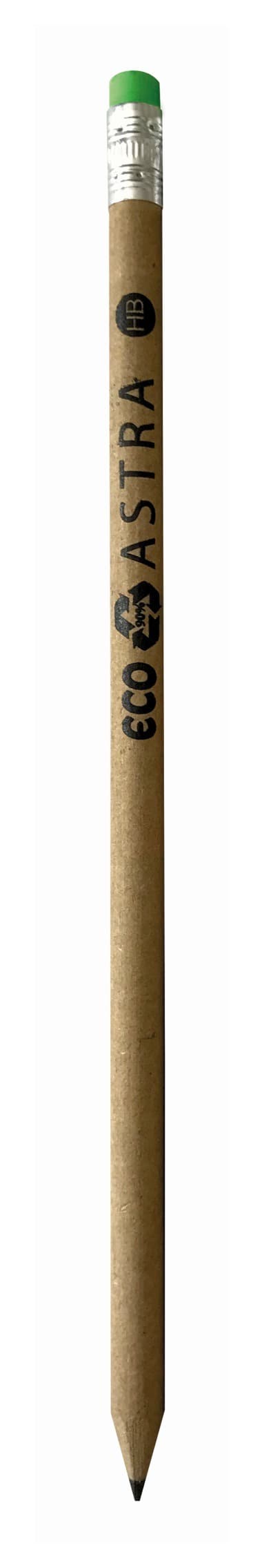 HB Kraft papirblyant med viskelæder 2 stk Eco Astra