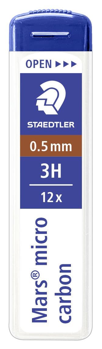 Grafit 0,5mm 3H Staedtler