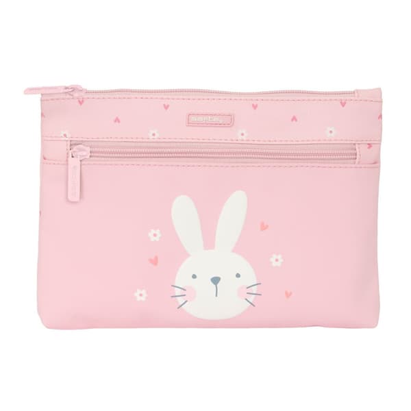 Skolväska Safta Bunny Kanin Rosa 23 x 16 x 3 cm