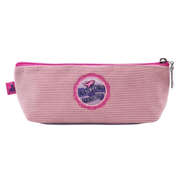 Skolväska Gorjuss Cheshire cat Rosa Purpur (22.3 x 8.8 x 5.7 cm)
