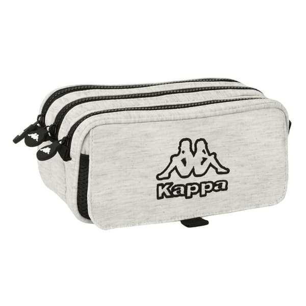 Tredubbel Carry-all Kappa Grey knit Grå (21,5 x 10 x 8 cm)