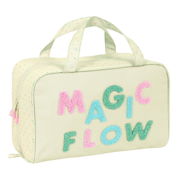Skolnecessär Glow Lab Magic flow Beige 31 x 14 x 19 cm