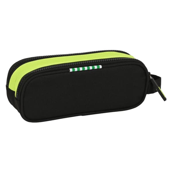 Dubbel bär-allt Real Betis Balompié Svart Lime 21 x 8 x 6 cm