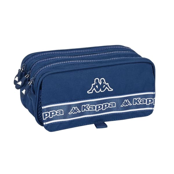 Tredubbel Carry-all Kappa 21,5 x 10 x 8 cm Marinblå