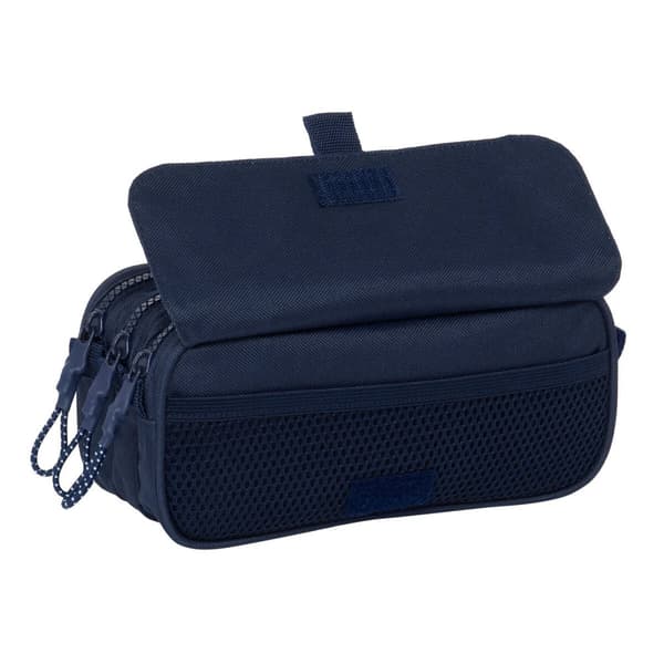 Tredubbel Carry-all Kappa Blue night Marinblå 21,5 x 10 x 8 cm