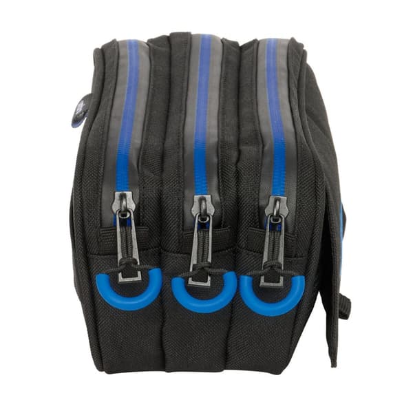 Tredubbel Carry-all Kelme Jet black Svart 21,5 x 10 x 8 cm