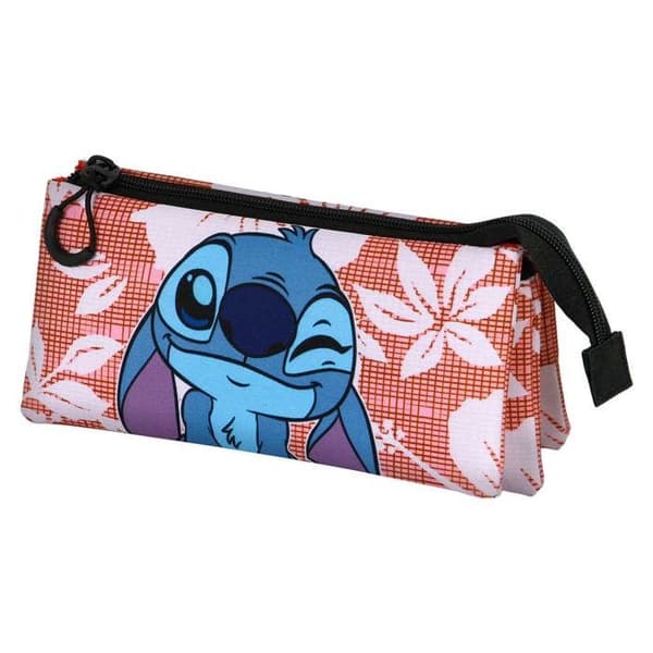 Trousse Triple FAN 2.0 - Lilo och Stitch Maui - Rosa