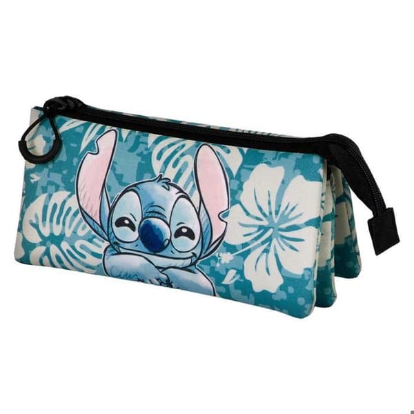 Trousse Triple FAN 2.0 - Lilo och Stitch Aloha - Blå
