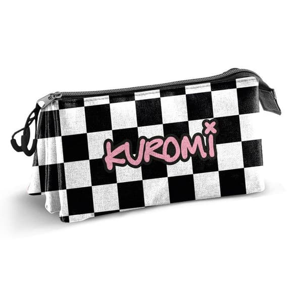 Trousse Triple - Kuromi B och V - Svart - En Size