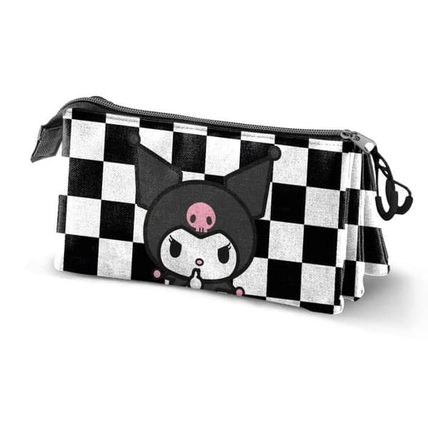 Trousse Triple - Kuromi B och V - Svart - En Size