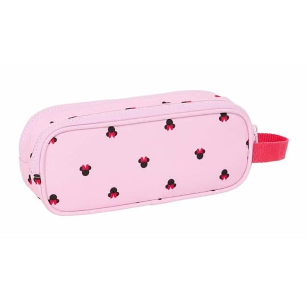 Dobbelt carry-all Minnie Mouse Naive 21 x 8 x 6 cm