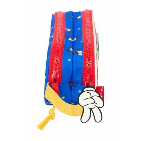Dobbelt carry-all Mickey Mouse Good Day 21 x 8 x 6 cm