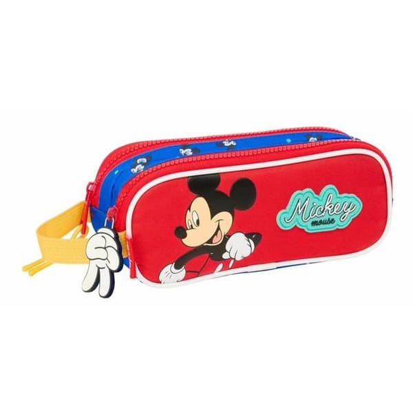 Dobbelt carry-all Mickey Mouse Good Day 21 x 8 x 6 cm