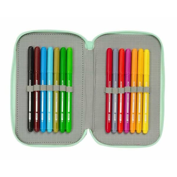Tredobbelt Penalhus Disney Bloom 12,5 x 19,5 x 5,5 cm