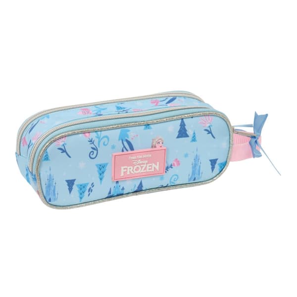Dobbelt carry-all Frozen Ice magic Lyseblå 21 x 8 x 6 cm