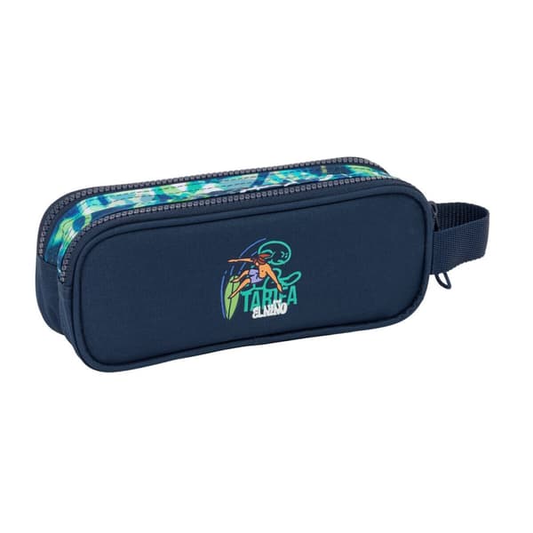 Dobbelt carry-all El Niño Kook Marineblå 21 x 8 x 6 cm