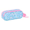 Miniatyrbillede 3 af 3: Dobbelt carry-all Vicky Martín Berrocal Paraíso Pink Lyseblå 21 x 8 x 6 cm