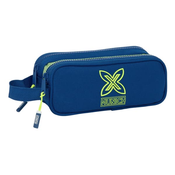 Dobbelt carry-all Munich North Marineblå 21 x 8 x 6 cm