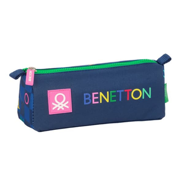 Vadsæk Benetton Damero Marineblå 21 x 8 x 7 cm