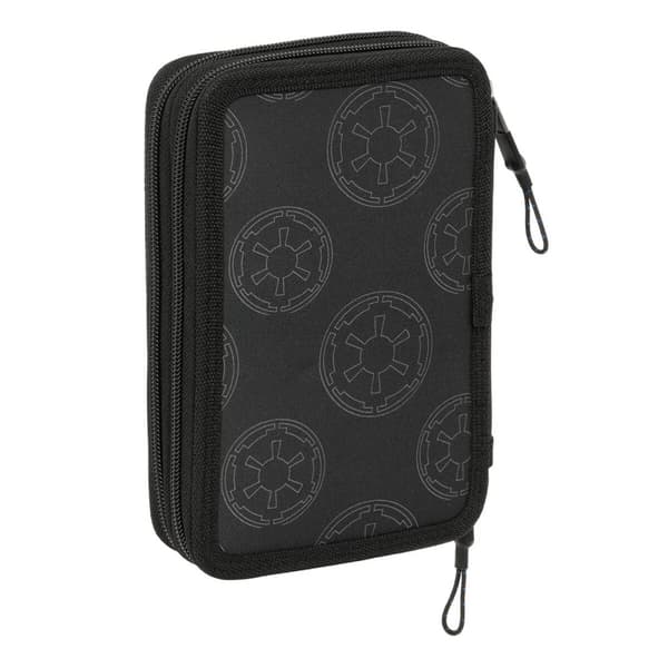 Dobbelt penalhus Star Wars Rebellion Sort 12.5 x 19.5 x 4 cm Dobbelt penalhus 29 Dele