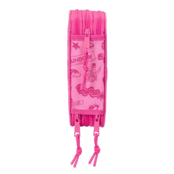 Tredobbelt Penalhus Rainbow High Shine Multifarvet 12,5 x 19,5 x 5,5 cm 37 Dele