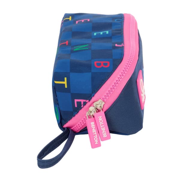 Vadsæk Benetton Damero Marineblå 20 x 8 x 8 cm