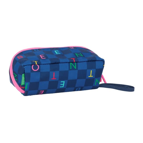 Vadsæk Benetton Damero Marineblå 20 x 8 x 8 cm