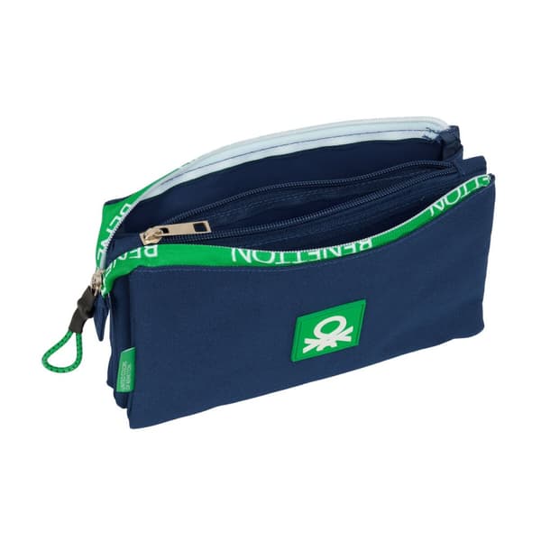 Vadsæk Benetton Green Marineblå 22 x 12 x 3 cm