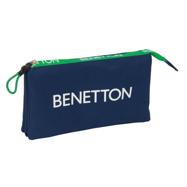 Vadsæk Benetton Green Marineblå 22 x 12 x 3 cm