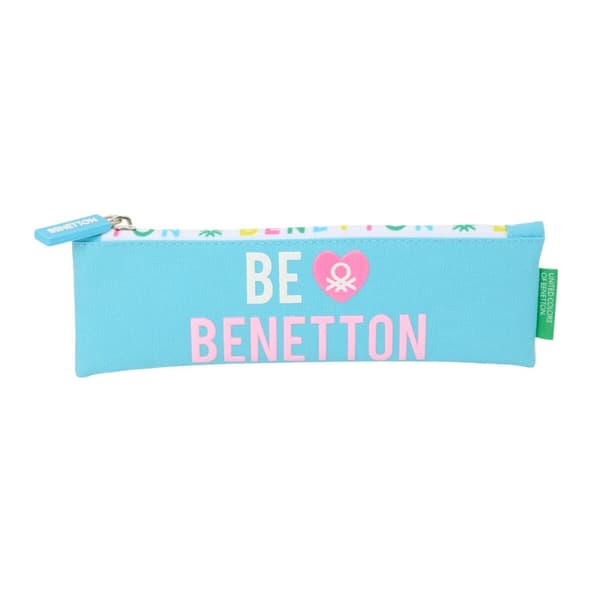 Vadsæk Benetton Unique Pink Turkisblå 20 x 6 x 1 cm