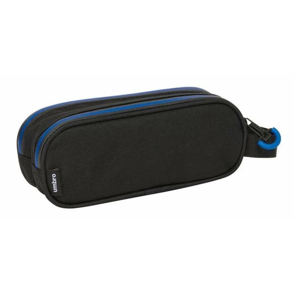 Kaksilokeroinen laukkku Umbro Jet Black 21 x 8 x 6 cm