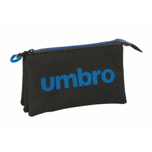 Kolmilokeroinen laukku Umbro Jet Black 22 x 12 x 3 cm