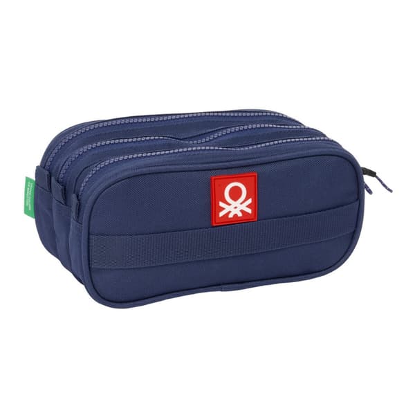 Kolmilokeroinen laukku Benetton Flag Laivastonsininen 21,5 x 10 x 8 cm