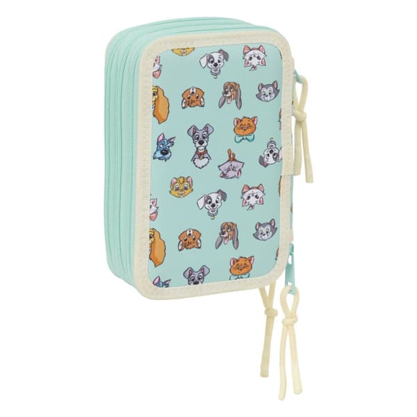 Koululaisen penaali lisätarvikkeilla Disney Sininen 12,5 x 19,5 x 5,5 cm 37 Kappaletta