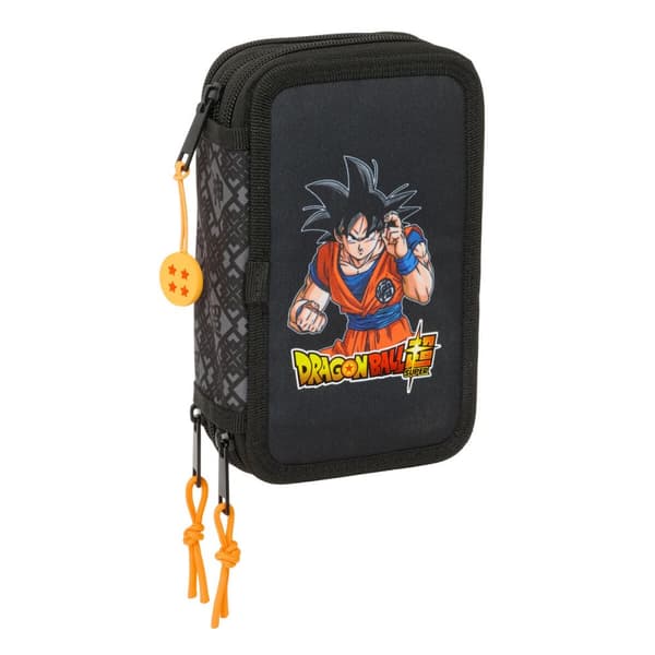 Koululaisen penaali lisätarvikkeilla Dragon Ball Combat Musta 12,5 x 19,5 x 5,5 cm 37 Kappaletta