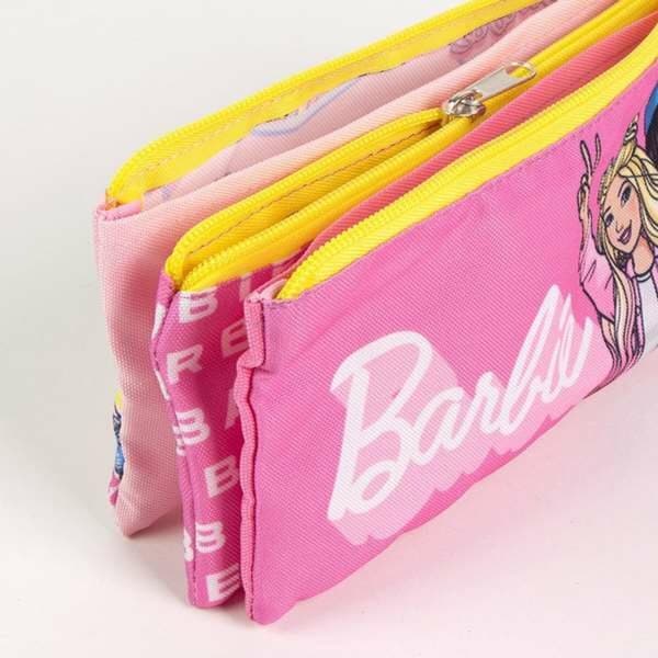 Kolmilokeroinen laukku Barbie Fuksia 2,2 x 1,1 x 22,5 cm