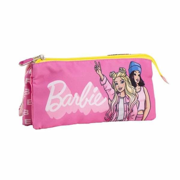 Kolmilokeroinen laukku Barbie Fuksia 2,2 x 1,1 x 22,5 cm