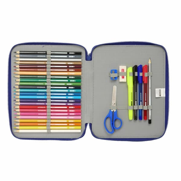 Dobbelt penalhus F.C. Barcelona 19.5 x 24.8 x 4.5 cm